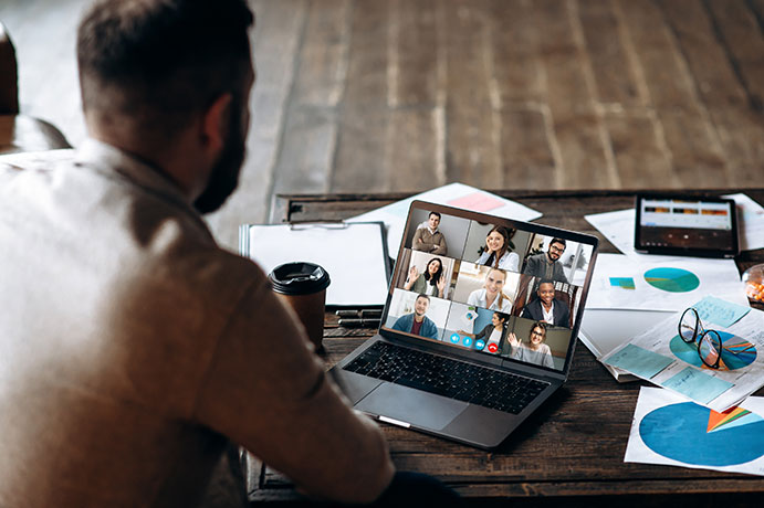 Employees working from home