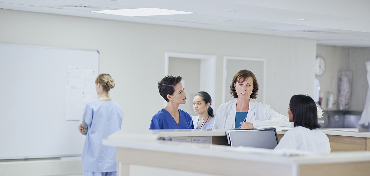 Hospital with medical IT support. 