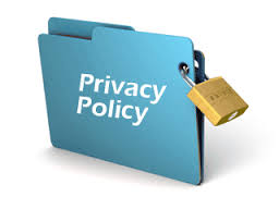 privacy policy folder with padlock